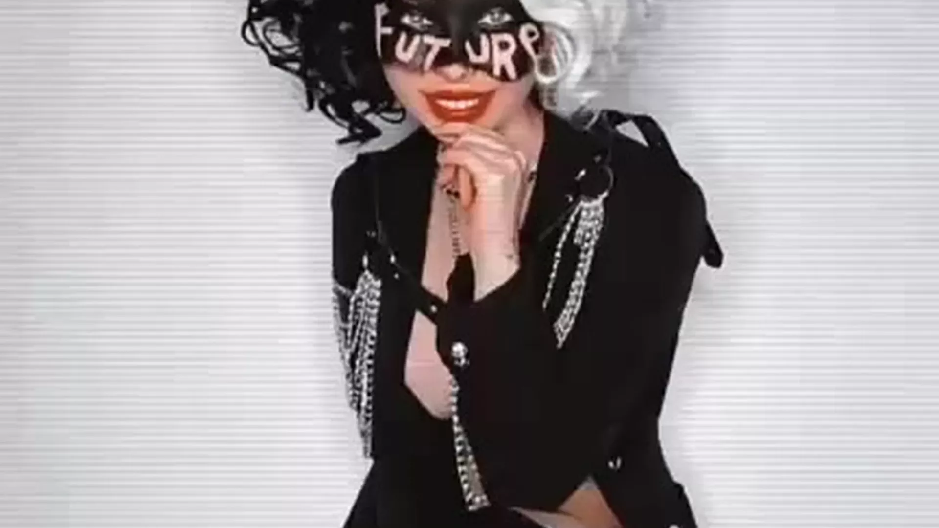 Amanda Welp hot joker cosplay clip