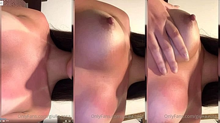 Giulia Rosa teading with her beautiful boobs